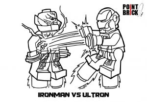 Coloriage Iron Man Lego Lego Avengers Coloring Pages