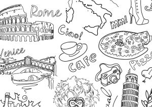 Coloriage Italie A Imprimer Coloriage Italie