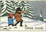 Coloriage Janvier Bonne Année Les Amis D andré Hellé