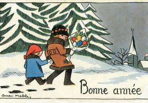 Coloriage Janvier Bonne Année Les Amis D andré Hellé