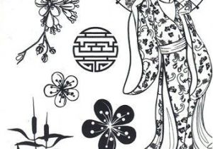 Coloriage Japonais à Imprimer Coloriage Japon Coloriage Japonaise Coloriage Mode Japon