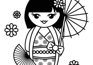 Coloriage Japonais à Imprimer Dessin Japonais A Colorier