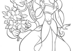Coloriage Jasmine Imprimer Gratuit Aladdin Coloriage Jasmine Et Aladdin à Imprimer