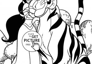 Coloriage Jasmine Imprimer Gratuit Jasmine Aladdin Cartoons Coloring Pages for Kids