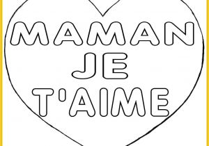 Coloriage Je T Aime Maman Coloriage De Coeur D Amour