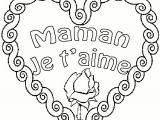 Coloriage Je T Aime Maman Idees De Fait Main Coeur Dessin Rose