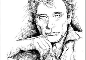 Coloriage Johnny Hallyday 9b5162fa