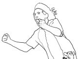 Coloriage Joueur De Foot Lionel Messi Coloriage Foot Messi A Imprimer Gratuit