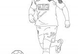 Coloriage Joueur De Foot Lionel Messi Coloriages Neymar Fr Hellokids