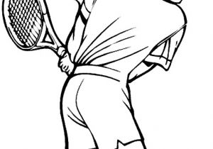 Coloriage Joueur De Tennis Coloriages De Tennis