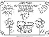 Coloriage Joyeux Anniversaire Maman Gratuit Joyeux Anniversaire Maman En Couleur Pour Gommettes