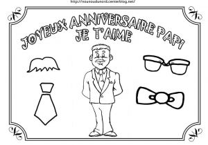 Coloriage Joyeux Anniversaire Papy à Imprimer Coloriage Anniversaire Divers
