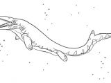 Coloriage Jurassic World Mosasaurus Mosasaurs