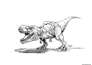 Coloriage Jurassic World T Rex Coloriage Jurassic Park Trex Dessin Dessin De Tyrannosaure Rex L