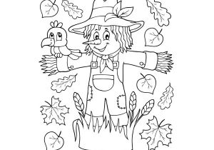 Coloriage Kaeloo A Imprimer Coloriage à Imprimer Bel épouvantail