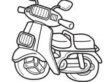 Coloriage Karting Un Beau Scooter Deux Places   Colorier