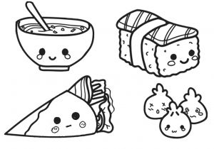 Coloriage Kawaii Food A Imprimer Coloriage Kawaii Imprimer Des Caract¨res Inhabituels
