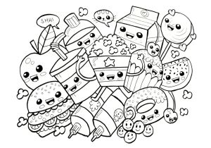 Coloriage Kawaii Food A Imprimer Résultat De Recherche D Images Pour "coloriage Kawaii