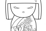 Coloriage Kimmidoll Coloriage Kimmidoll Avec ornement De Fleur