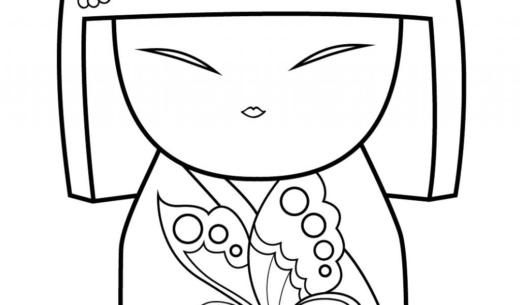 Kimmi Doll Coloring Pages