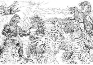 Coloriage King Kong A Imprimer 15 Pi¨ce Préférée Coloriage Godzilla Image