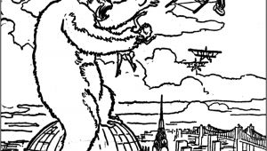 Coloriage King Kong A Imprimer 15 Pi¨ce Préférée Coloriage Godzilla Image