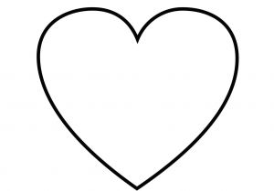 Coloriage Kitty à Imprimer Coloriage De Coeur D Amour