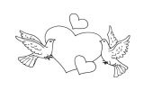 Coloriage Kitty à Imprimer Coloriage De Coeur D Amour