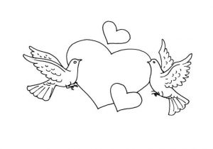 Coloriage Kitty à Imprimer Coloriage De Coeur D Amour