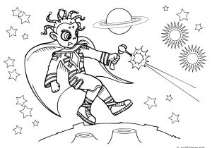 Coloriage Kung Fu Panda à Imprimer Dessins Gratuits   Colorier Coloriage Extraterrestre  