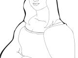 Coloriage La Joconde Coloriage – La Joconde De Léonard De Vinci