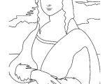 Coloriage La Joconde Joconde Art Archives Coloriages Pour Enfants