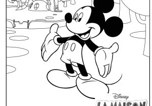 Coloriage La Maison De Mickey à Imprimer Coloriage Mickey Fait Du Sport Sensationnel Design Coloriage