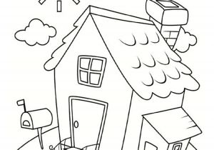 Coloriage La Maison De Mickey à Imprimer Gratuit Coloriage Une Jolie Maison Gratuit Maisons Dessin De A Imprimer