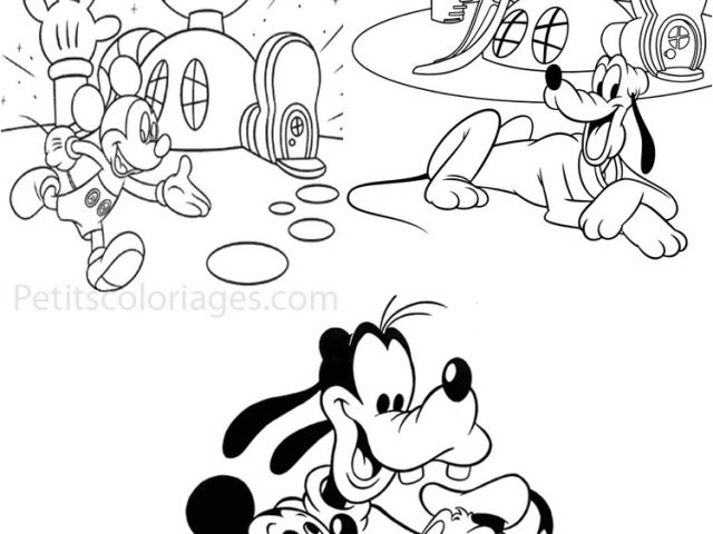 Coloriage La Maison De Mickey à Imprimer Unique Coloriage Mickey
