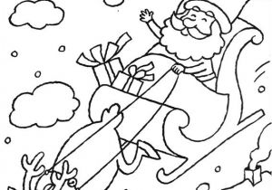 Coloriage La Maison Du Pere Noel Survole D Un Village En Tra Neau