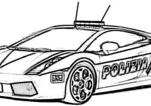 Coloriage Lamborghini Police Coloring Police Car Coloring Pages S P with Police Car