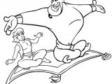 Coloriage Lampe Aladin Coloriage Dénie D Aladdin En Ligne Gratuit   Imprimer