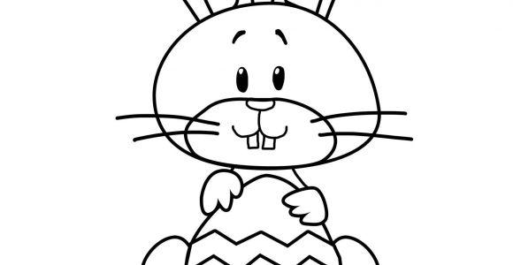 Coloriage Lapin Avec Oeuf De Paques Luxury Dessiner Un Lapin Facile