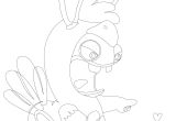Coloriage Lapinoo Coloriage Lapin Cretin5 24803508