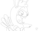 Coloriage Lapinoo Coloriage Lapin Cretin5 24803508