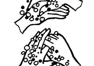Coloriage Lavage Des Mains Coloriage Petites Mains En Ligne Gratuit   Imprimer