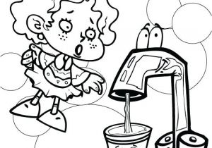 Coloriage Lavage Des Mains Coloriages Dobjets Robinet Coloriage Lavage Des Mains A Imprimer