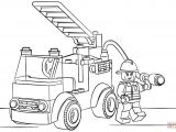 Coloriage Lego Ambulance Lego Fire Truck Coloring Page