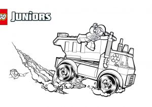 Coloriage Lego Camion Poubelle Coloriage De Fugue Du Camion Poubelle Lego Juniors Coloriages