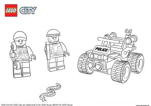Coloriage Lego City Police à Imprimer Coloriage Lego City atv Patrol Police Jecolorie