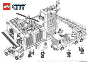 Coloriage Lego City Police à Imprimer Coloriage Lego City Pompier Jecolorie