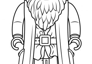 Coloriage Lego Harry Potter A Imprimer Coloriage Lego Rubeus Hagrid Minifigure Harry Potter