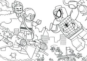 Coloriage Lego Marvel Super Heros Coloriage Lego Spiderman A Imprimer Coloriage Lego Spiderman
