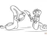Coloriage Lego Ninjago Serpent Gratuit Lego Ninjago Snakes Coloring Page